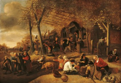 Bauernkirmes von Jan Havickszoon Steen